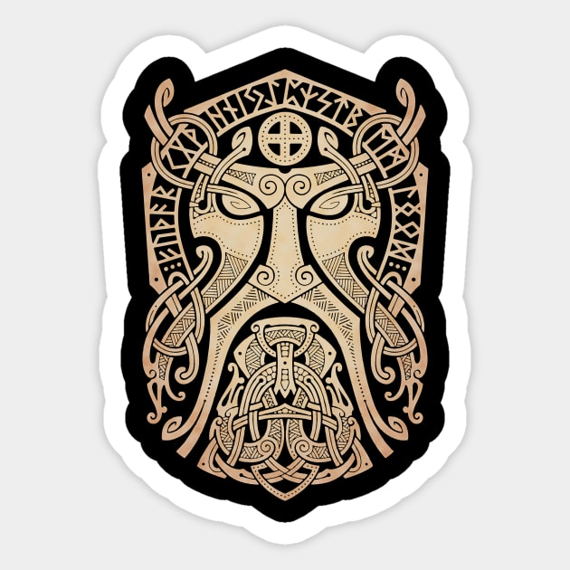 THOR.GODMASK. Sticker by RAIDHO